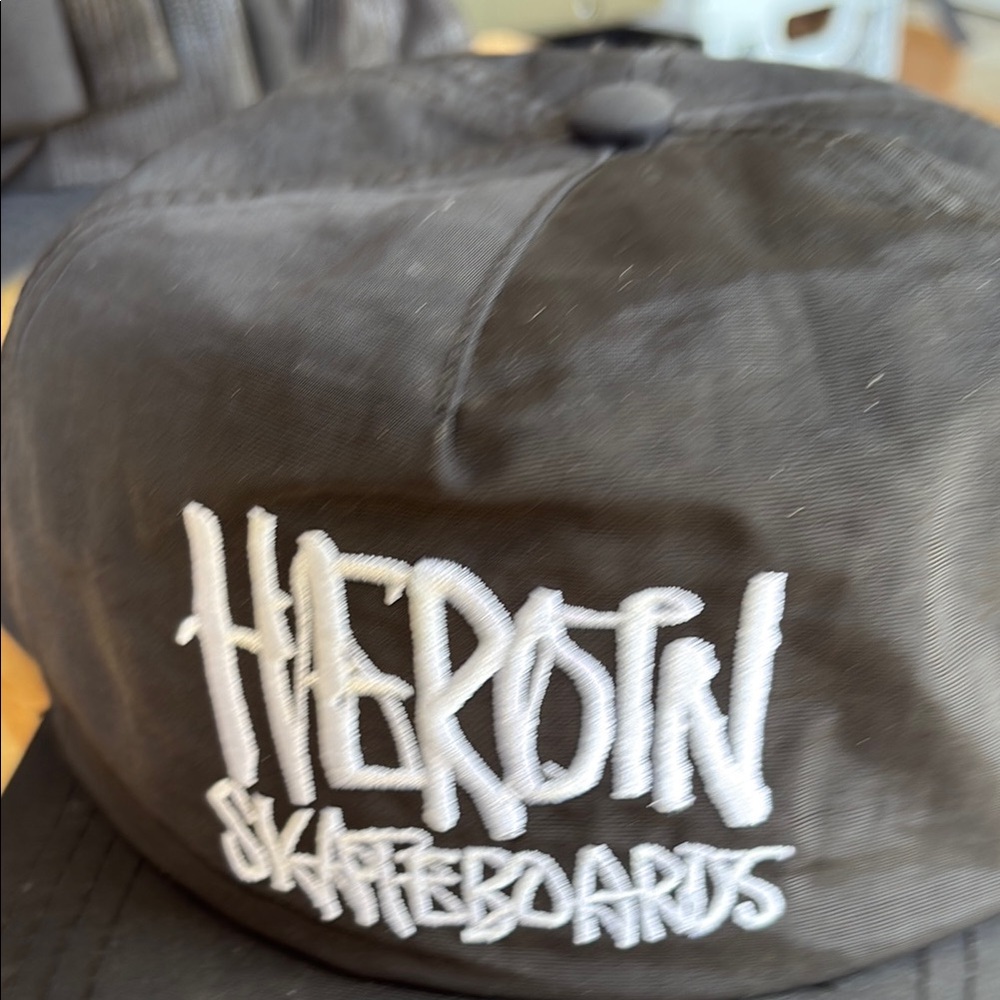 Heroin Skateboards Black Cap - Picture 5 of 5